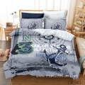 Digital printed kids baby cribs bed sheets bedding